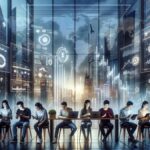 ilustrasi investor kripto Indonesia memantau pasar aset digital