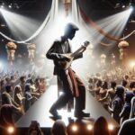 Mario G Klau membawakan musik Timurnesia di atas panggung