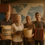 Ilustrasi keberhasilan produk lokal 339 desa Indonesia menembus pasar global